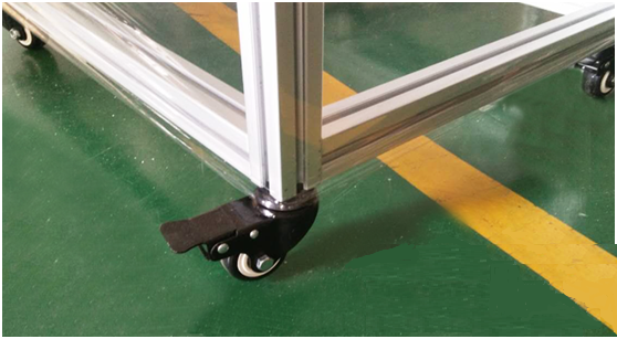铝型材流水输送线安装脚轮.png 铝型材流水输送线安装脚轮.png